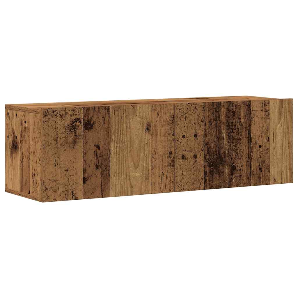 Set dulap TV 8 piese montat pe perete Stejar artizanal GartenMobel Dekor
