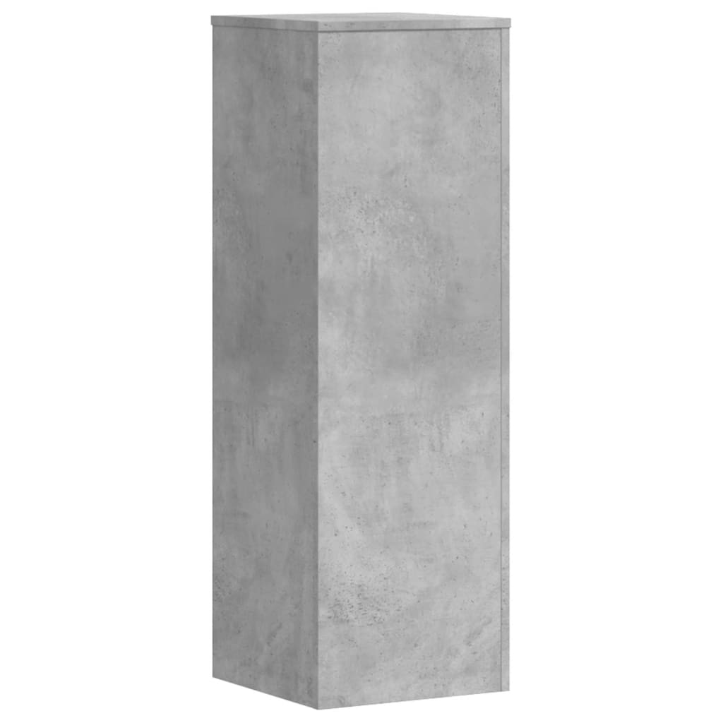 Suport de plante, gri beton, 33x33x100 cm, lemn prelucrat GartenMobel Dekor