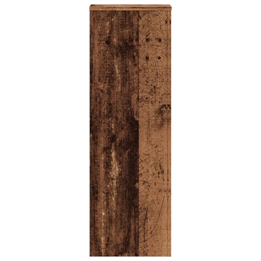 Suport de plante, lemn vechi, 33x33x100 cm, lemn prelucrat GartenMobel Dekor