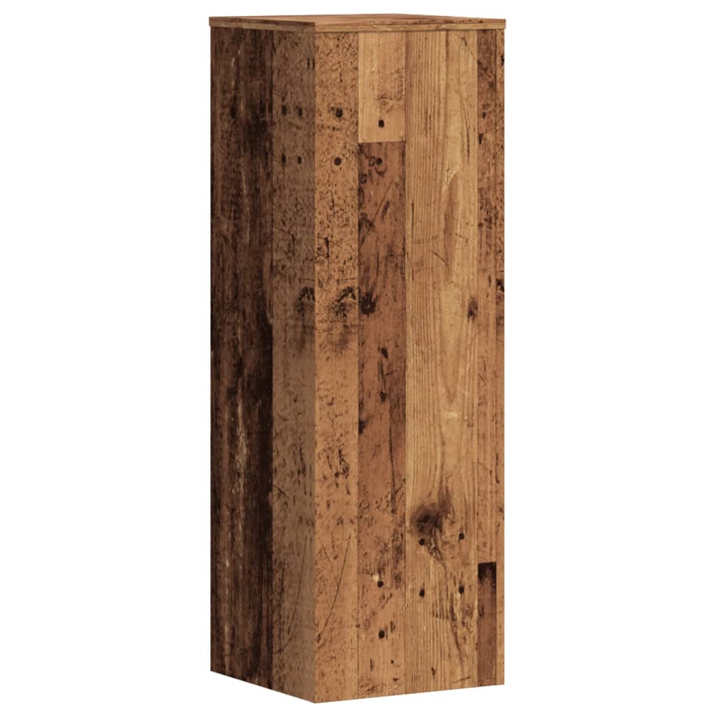 Suport de plante, lemn vechi, 33x33x100 cm, lemn prelucrat GartenMobel Dekor