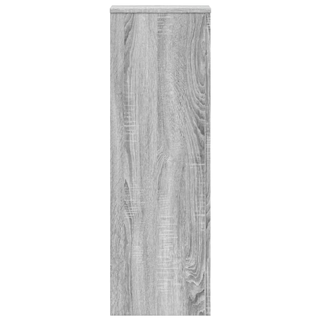 Suport de plante, sonoma gri, 33x33x100 cm, lemn prelucrat GartenMobel Dekor