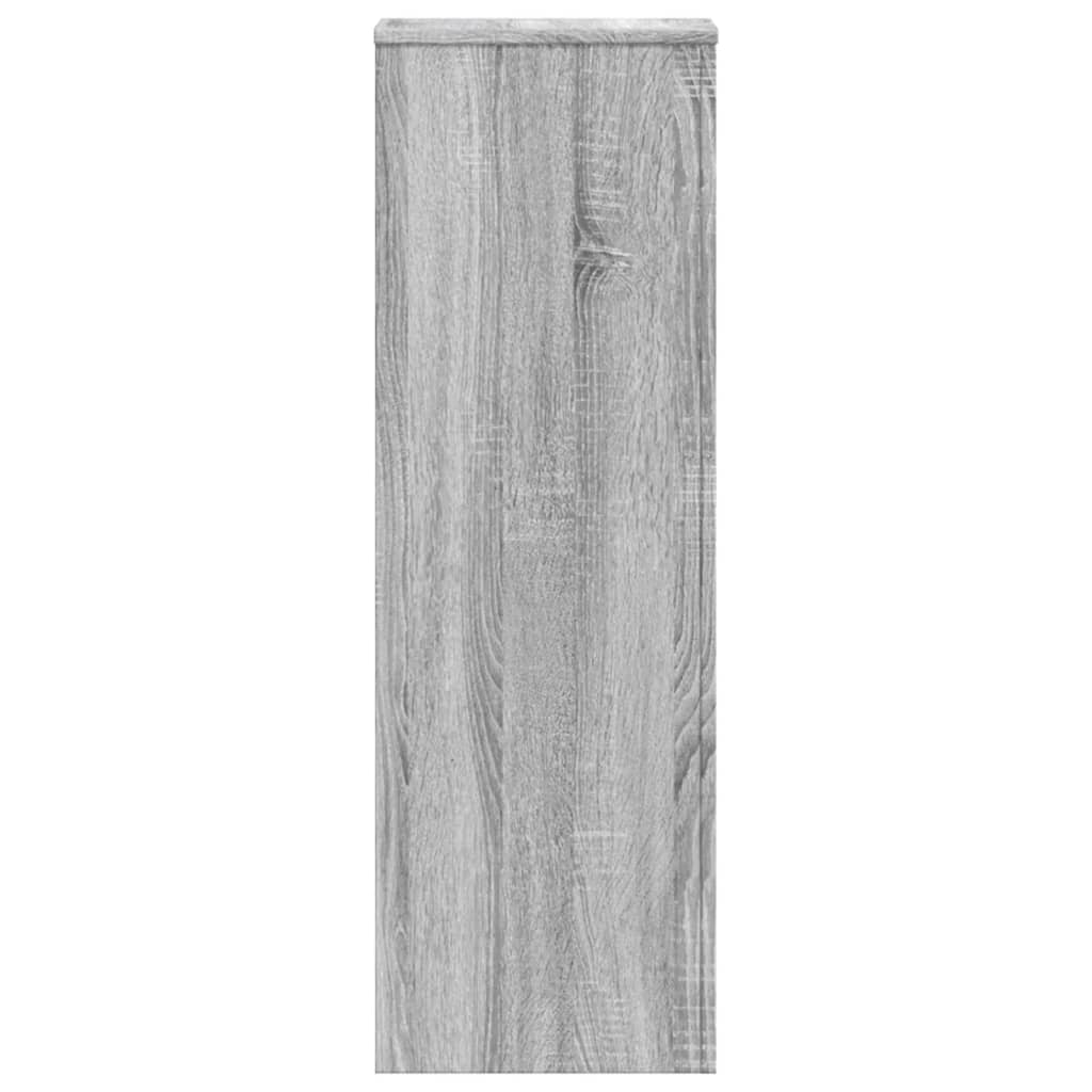 Suport de plante, sonoma gri, 33x33x100 cm, lemn prelucrat GartenMobel Dekor