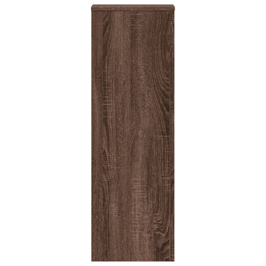 Suport de plante, stejar maro, 33x33x100 cm, lemn prelucrat GartenMobel Dekor