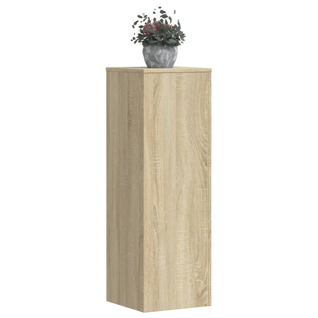 Suport de plante, stejar sonoma, 33x33x100 cm, lemn prelucrat GartenMobel Dekor