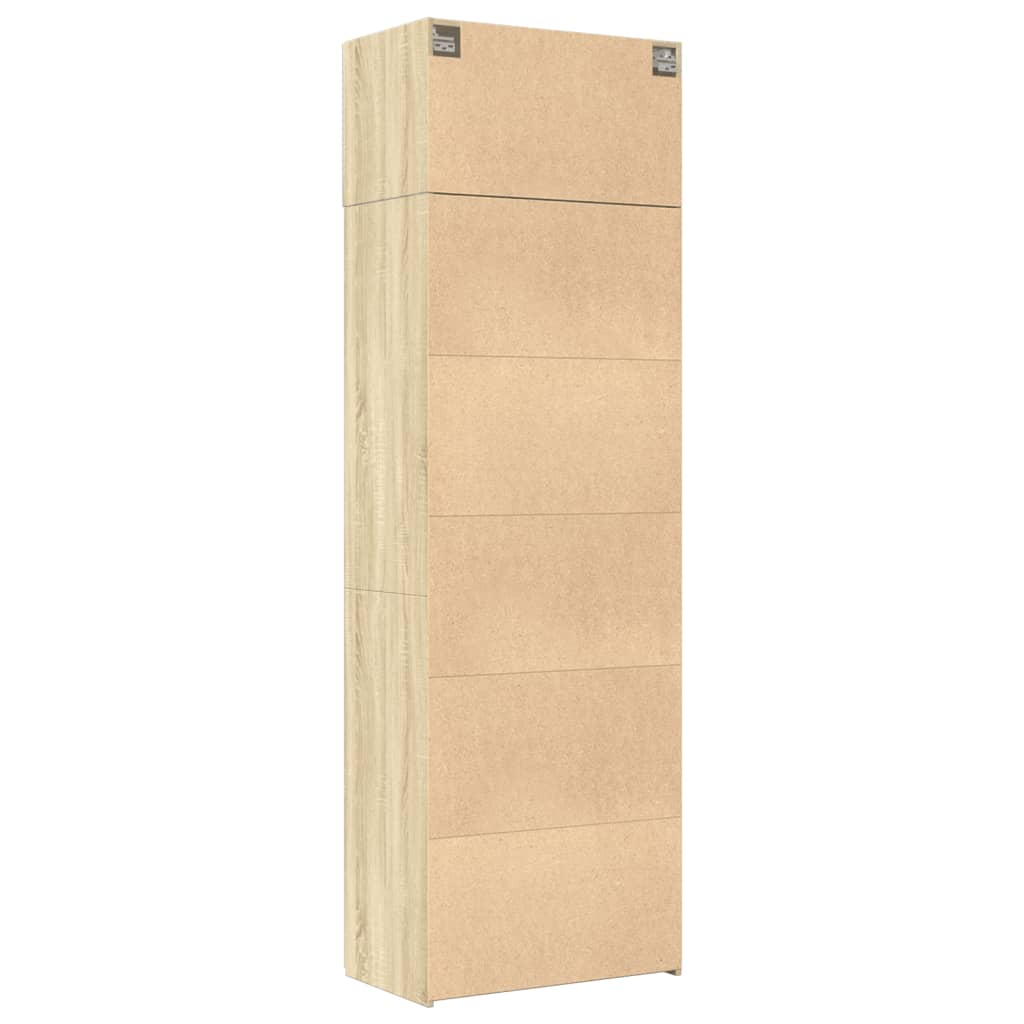 Dulap de depozitare, stejar sonoma, 70x42,5x225, lemn prelucrat GartenMobel Dekor