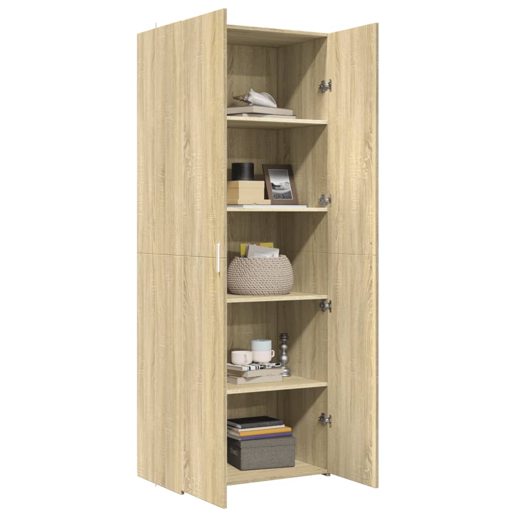 Dulap înalt, stejar sonoma, 70x42,5x185 cm, lemn prelucrat GartenMobel Dekor