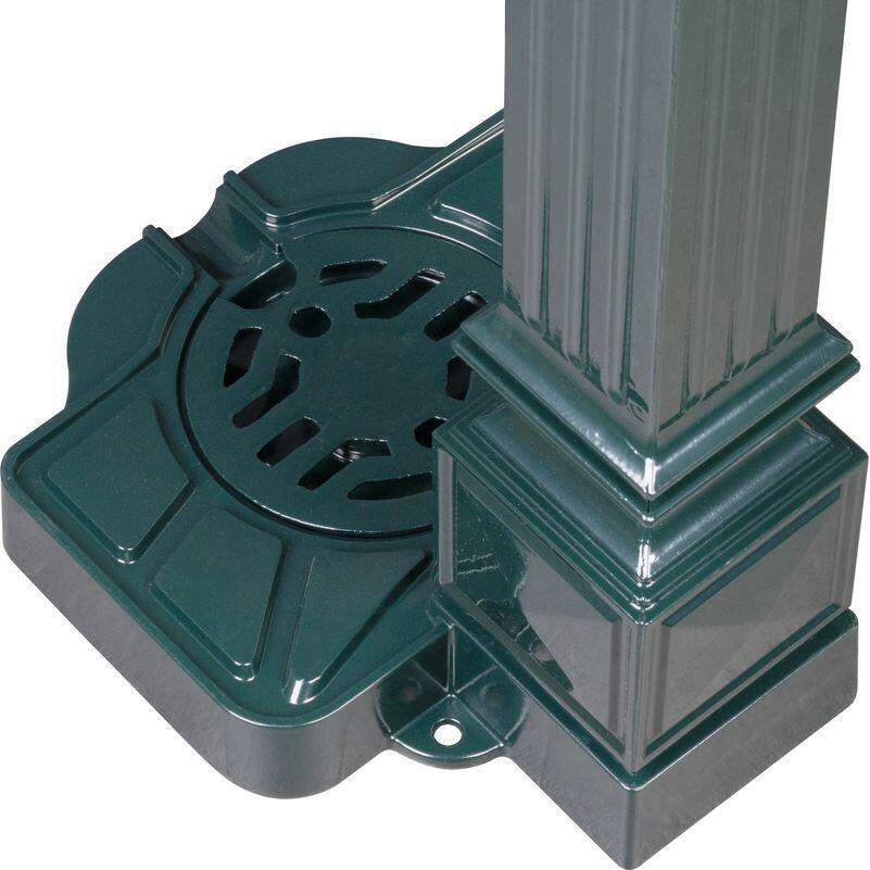 Masca robinet de gradina, verde, aluminiu, 33x29x82 cm, Strend Pro GartenVIP DiyLine