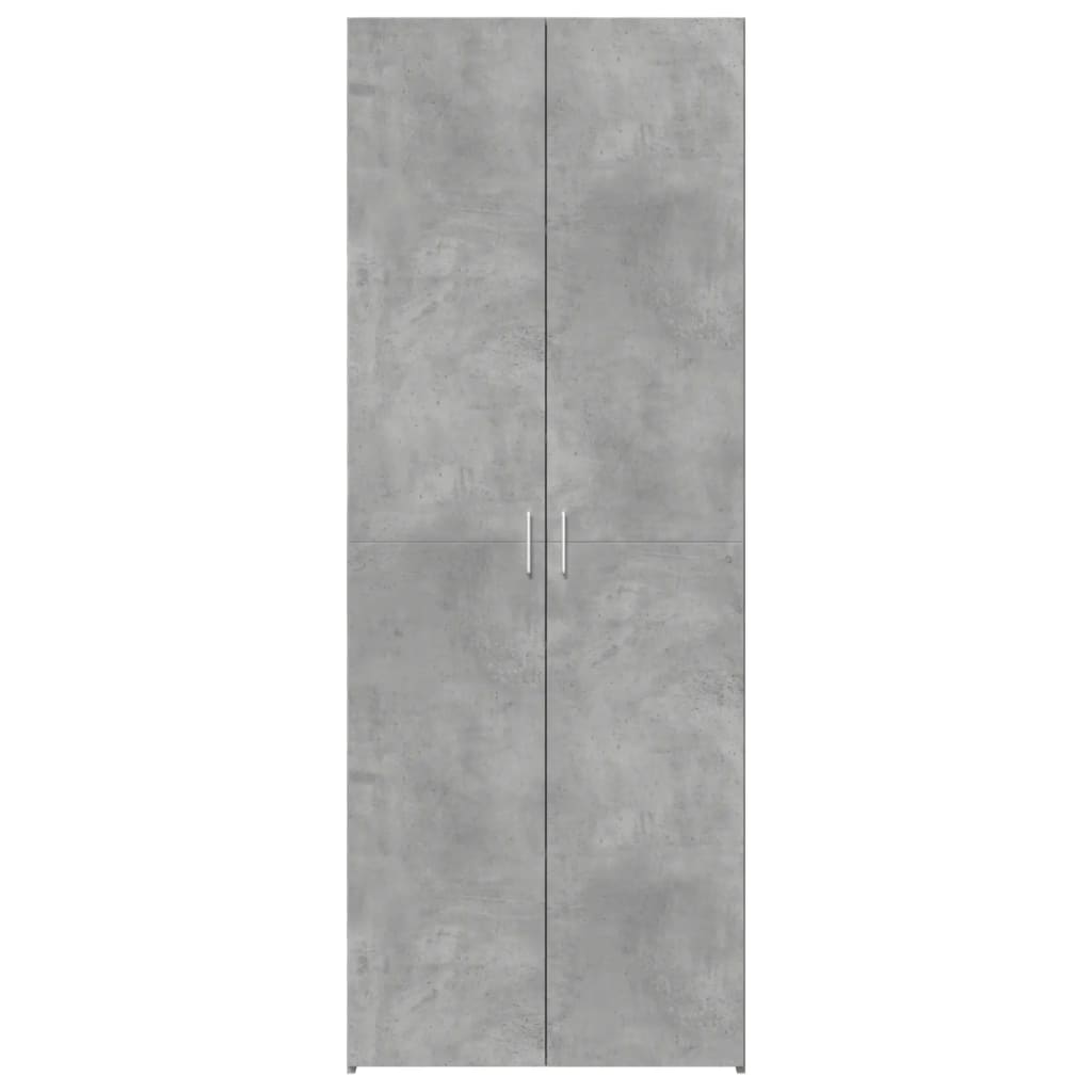 Dulap înalt, gri beton, 70x42,5x185 cm, lemn prelucrat GartenMobel Dekor
