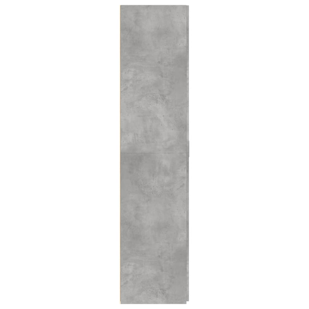 Dulap înalt, gri beton, 70x42,5x185 cm, lemn prelucrat GartenMobel Dekor