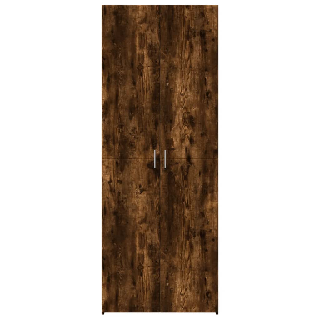 Dulap înalt, stejar fumuriu, 70x42,5x185 cm, lemn prelucrat GartenMobel Dekor