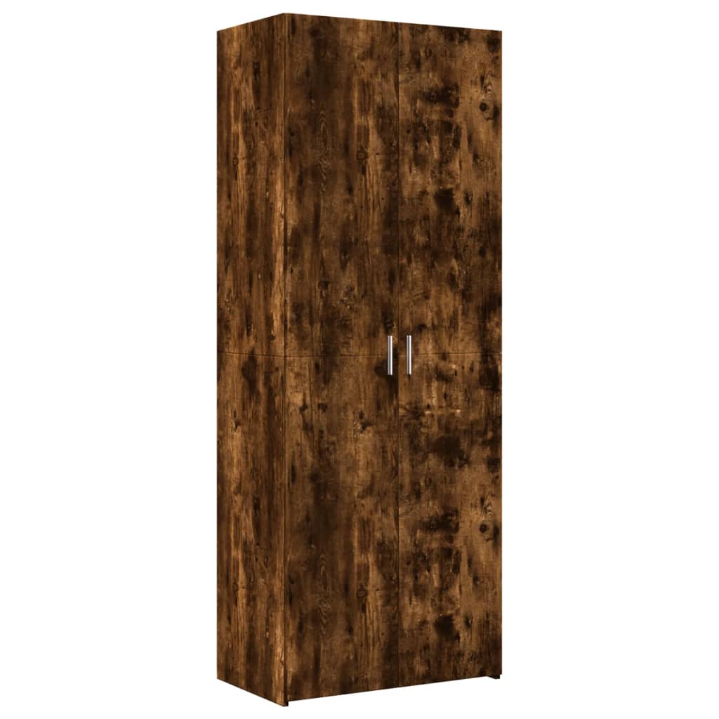 Dulap înalt, stejar fumuriu, 70x42,5x185 cm, lemn prelucrat GartenMobel Dekor