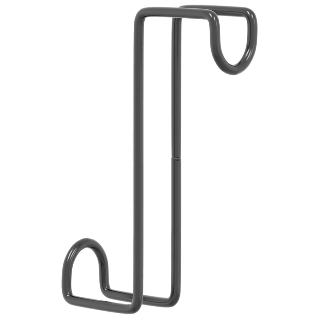 Suporturi pentru căpăstru, 3 buc., negru, oțel GartenMobel Dekor