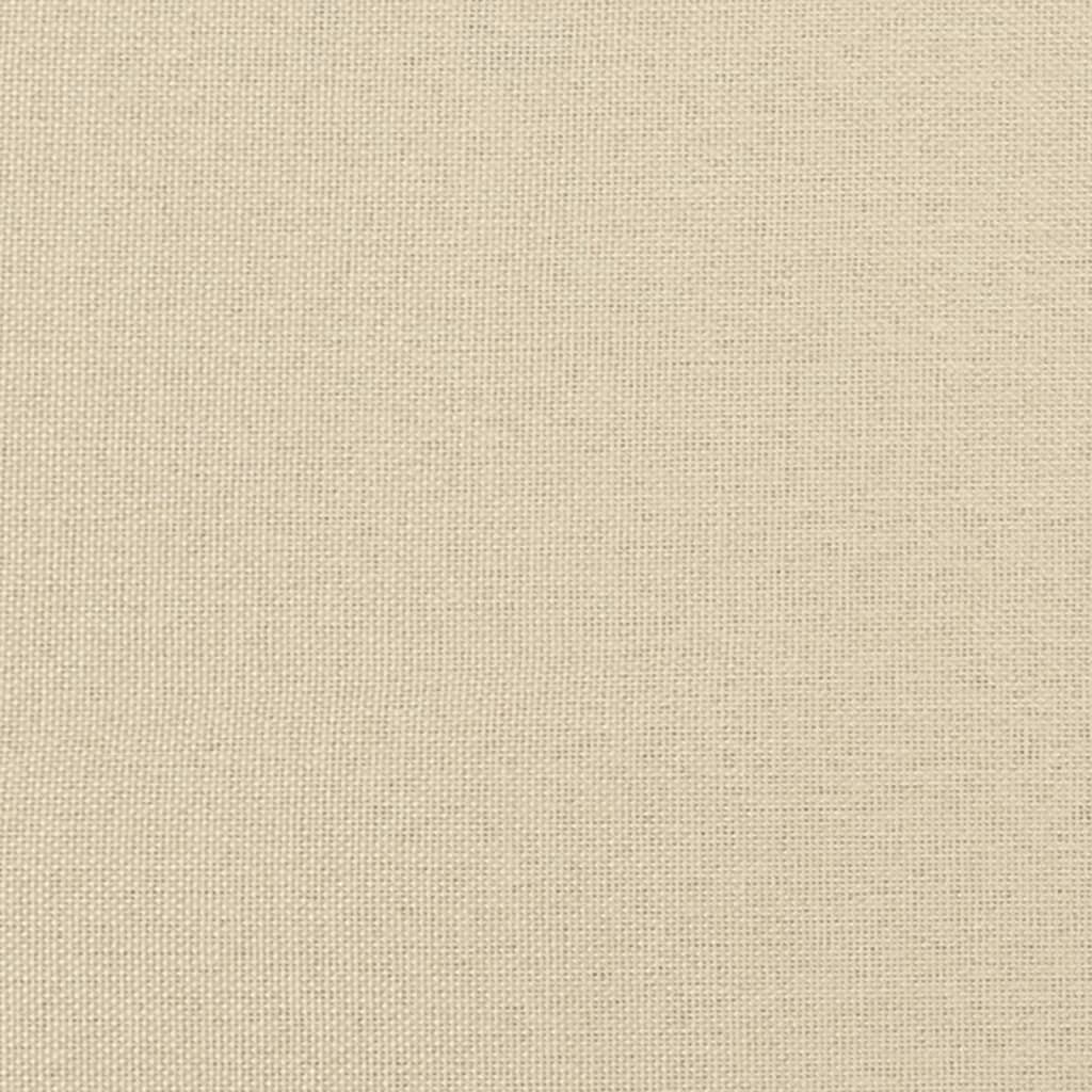 Set de canapele cu perne, 3 piese, crem, textil GartenMobel Dekor