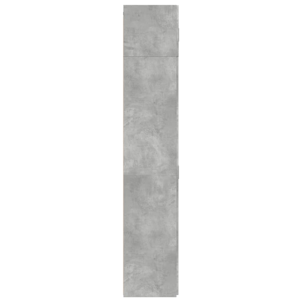 Dulap de depozitare, gri beton, 70x42,5x225 cm, lemn prelucrat GartenMobel Dekor