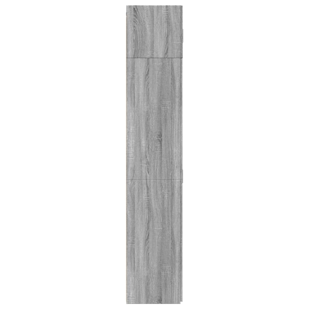 Dulap de depozitare, sonoma gri, 70x42,5x225, lemn prelucrat GartenMobel Dekor