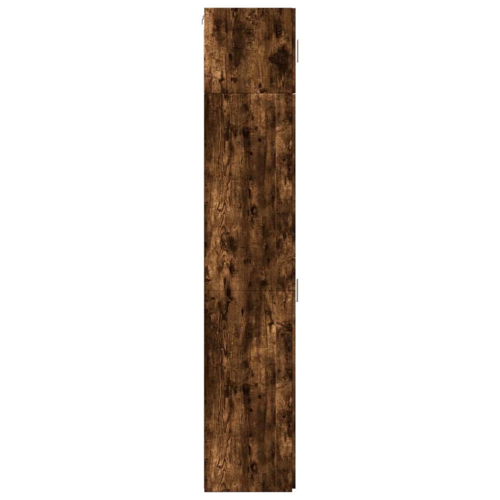 Dulap de depozitare slim, stejar fumuriu, 45x42,5x225 cm, lemn GartenMobel Dekor
