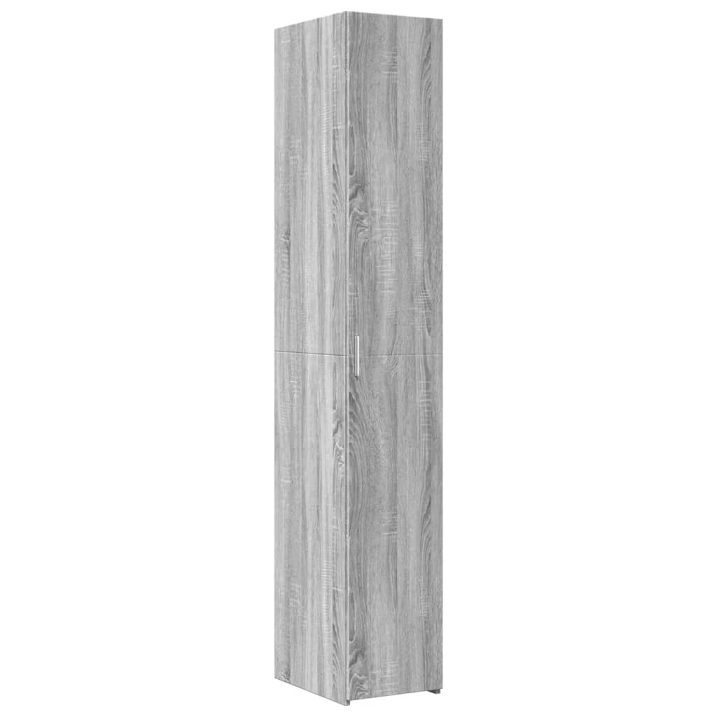 Dulap depozitare slim sonoma gri 30x42,5x225 cm lemn prelucrat GartenMobel Dekor