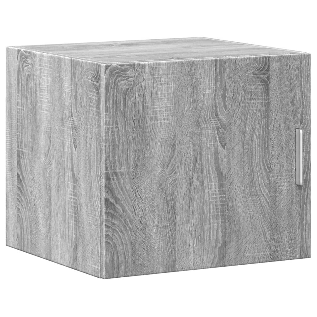 Dulap depozitare slim sonoma gri 45x42,5x225 cm lemn prelucrat GartenMobel Dekor