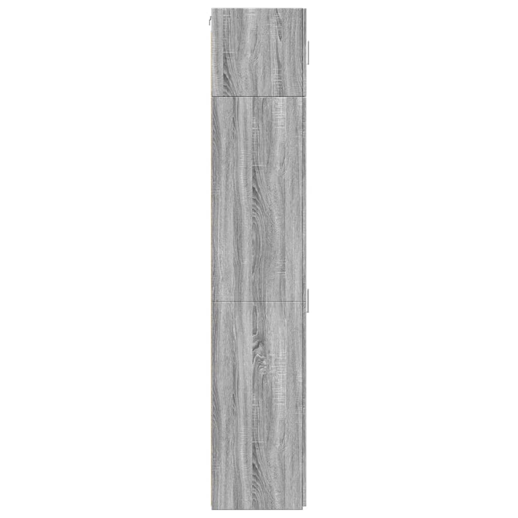 Dulap depozitare slim sonoma gri 45x42,5x225 cm lemn prelucrat GartenMobel Dekor