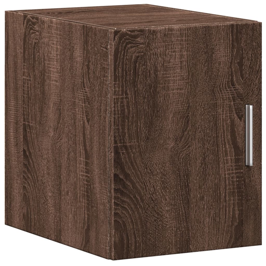 Dulap depozitare slim stejar maro 30x42,5x225 cm lemn prelucrat GartenMobel Dekor