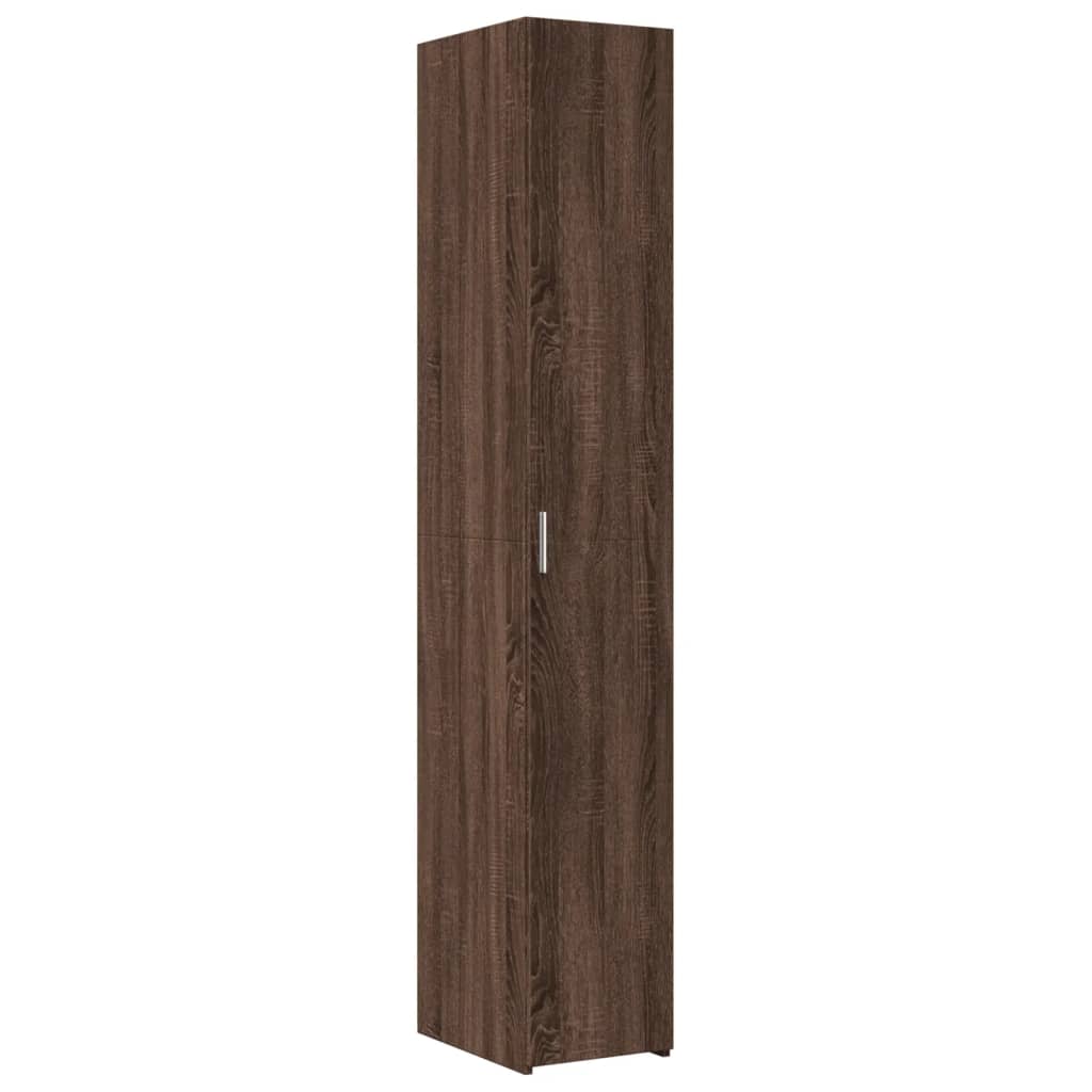 Dulap depozitare slim stejar maro 30x42,5x225 cm lemn prelucrat GartenMobel Dekor