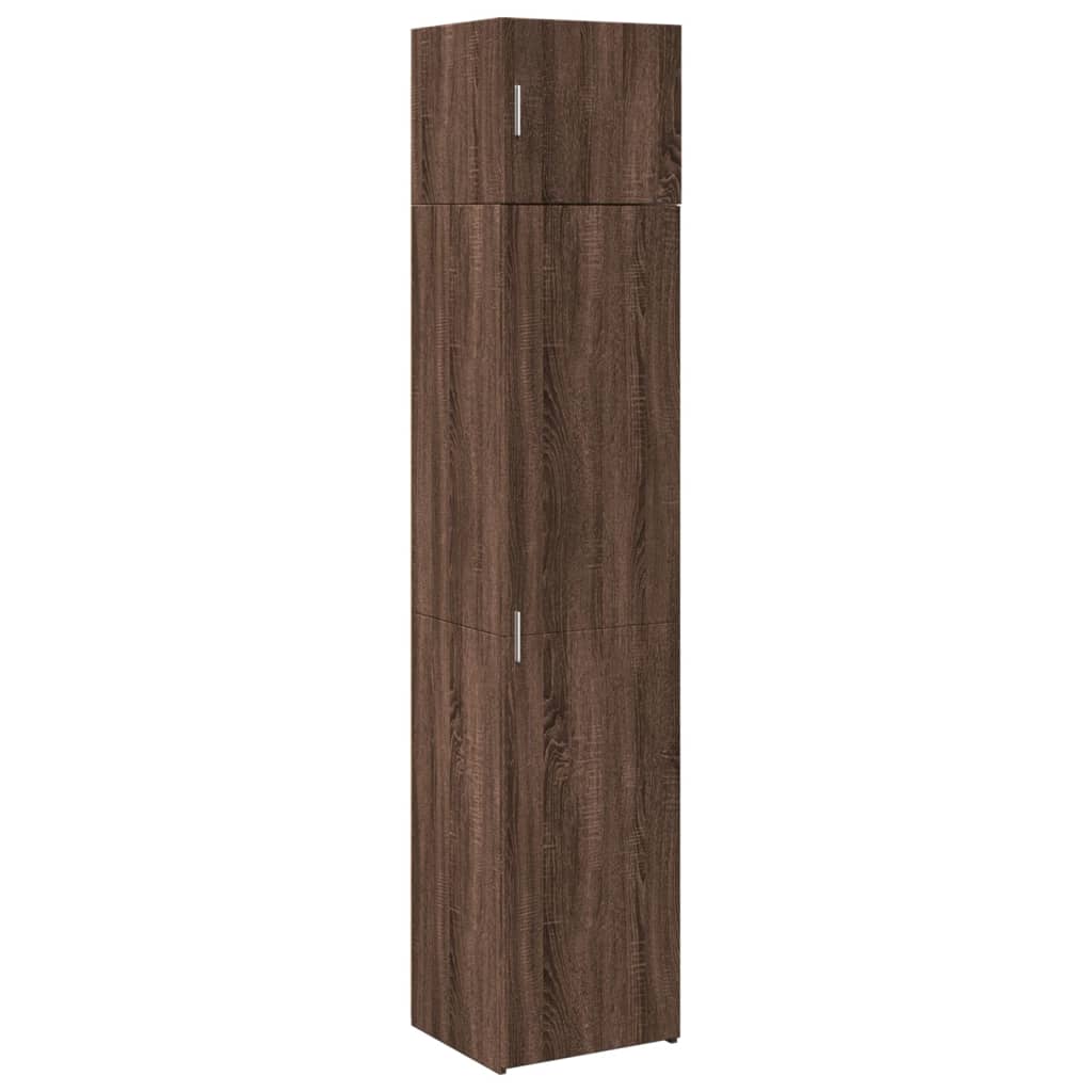 Dulap depozitare slim stejar maro 45x42,5x225 cm lemn prelucrat GartenMobel Dekor