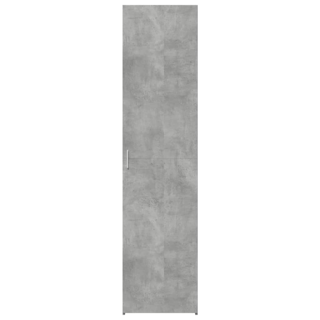 Dulap înalt, gri beton, 45x42,5x185 cm, lemn compozit GartenMobel Dekor