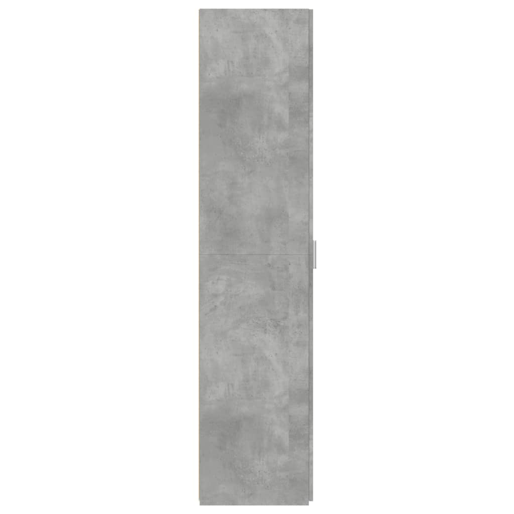 Dulap înalt, gri beton, 45x42,5x185 cm, lemn compozit GartenMobel Dekor