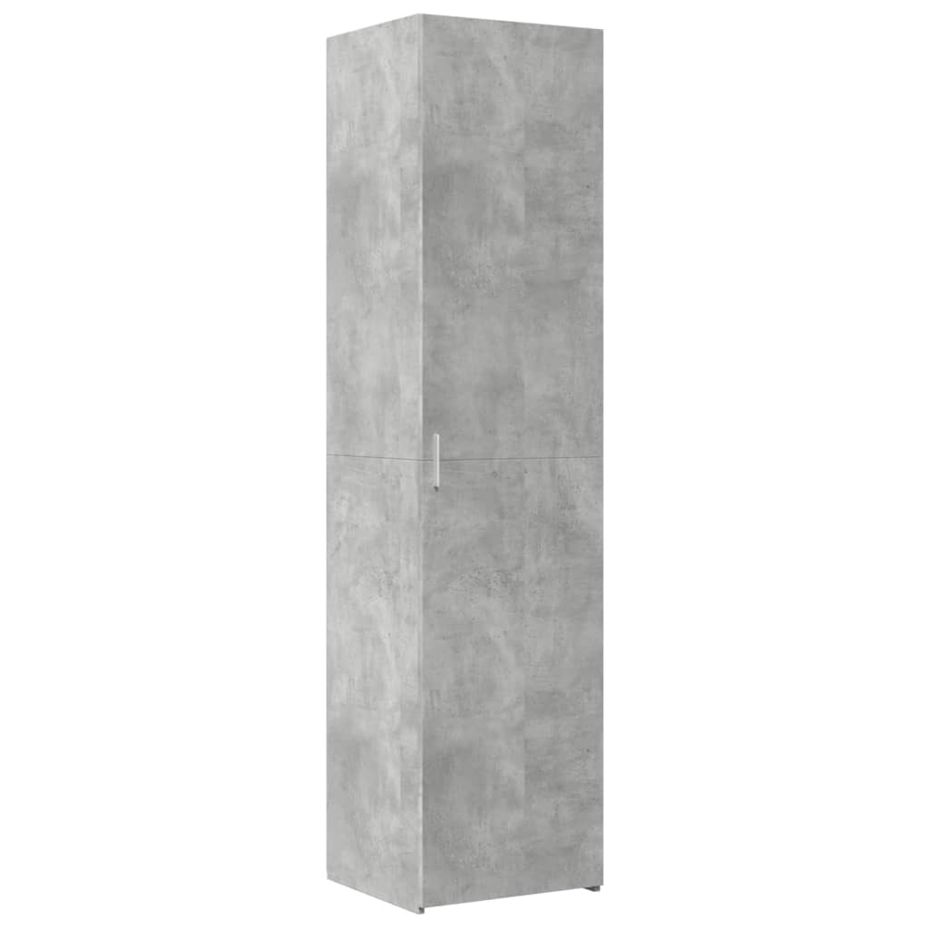 Dulap înalt, gri beton, 45x42,5x185 cm, lemn compozit GartenMobel Dekor