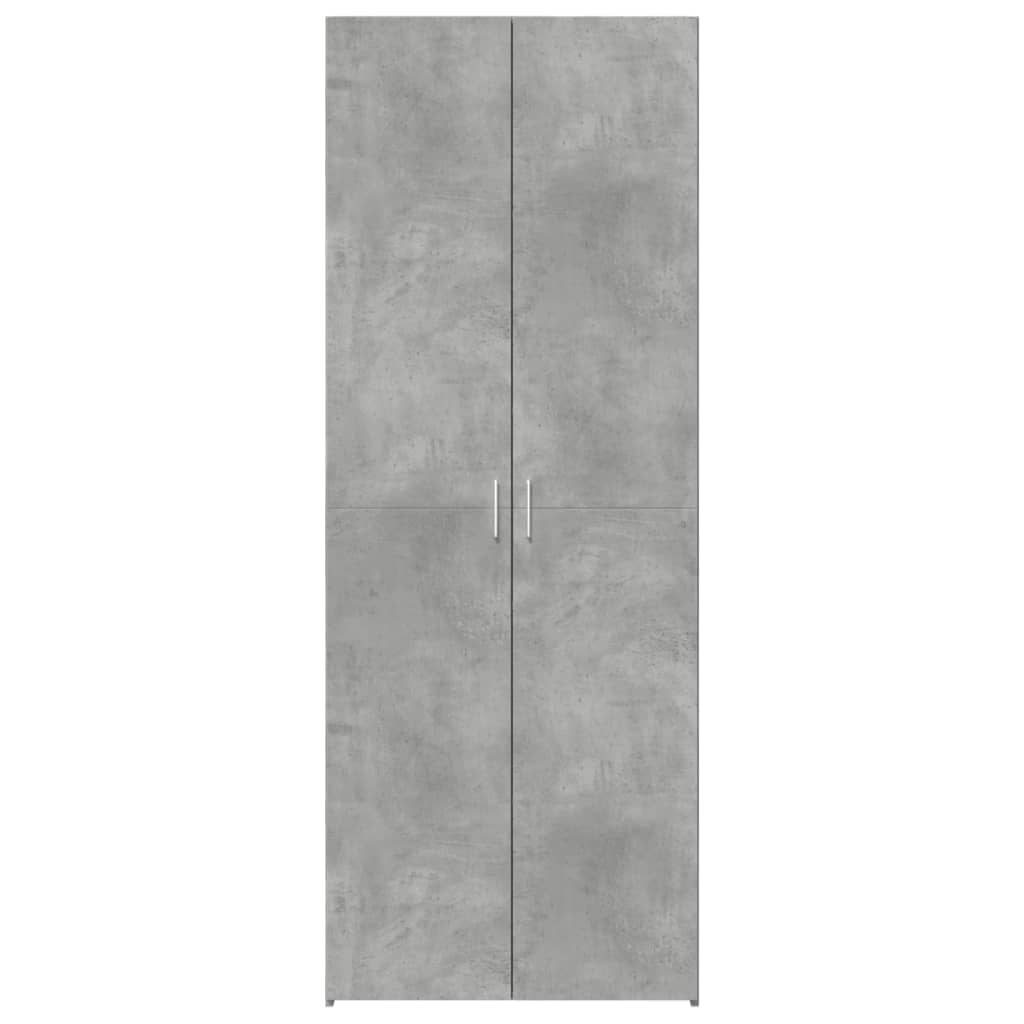 Dulap înalt, gri beton, 70x42,5x185 cm, lemn prelucrat GartenMobel Dekor