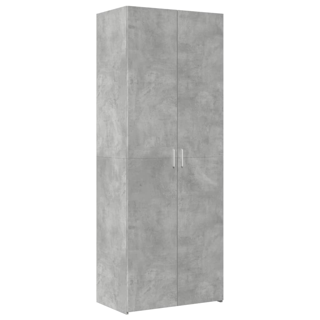 Dulap înalt, gri beton, 70x42,5x185 cm, lemn prelucrat GartenMobel Dekor
