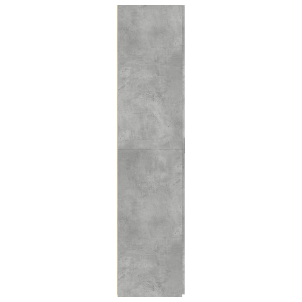 Dulap înalt, gri beton, 70x42,5x185 cm, lemn prelucrat GartenMobel Dekor