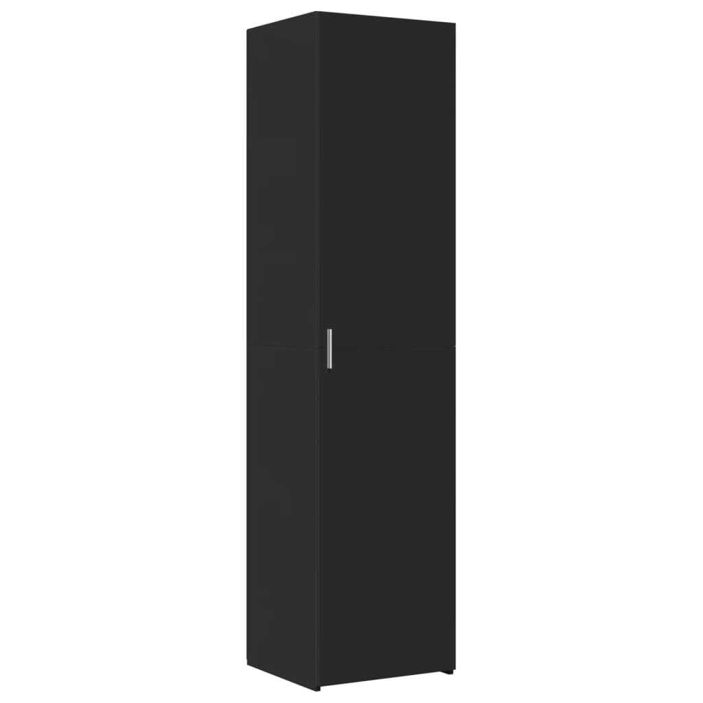 Dulap înalt, negru, 45x42,5x185 cm, lemn compozit GartenMobel Dekor