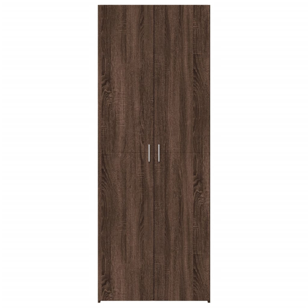 Dulap înalt, stejar maro, 70x42,5x185 cm, lemn prelucrat GartenMobel Dekor