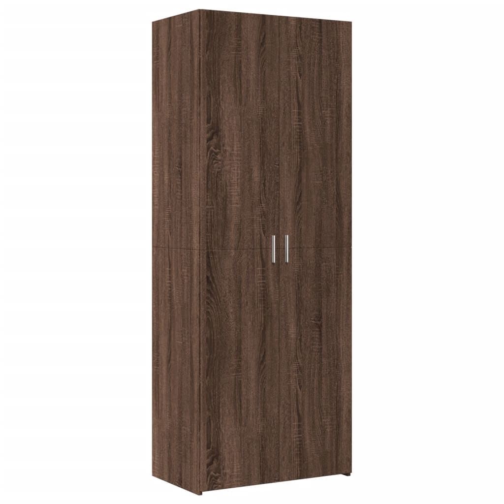Dulap înalt, stejar maro, 70x42,5x185 cm, lemn prelucrat GartenMobel Dekor