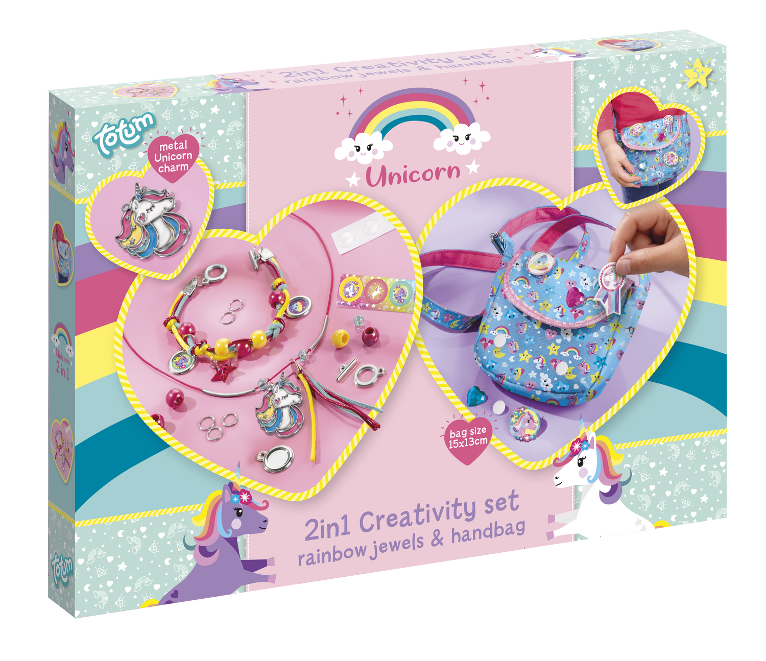 Set creativ 2 in 1 - Bijuterii & gentuta unicorni PlayLearn Toys
