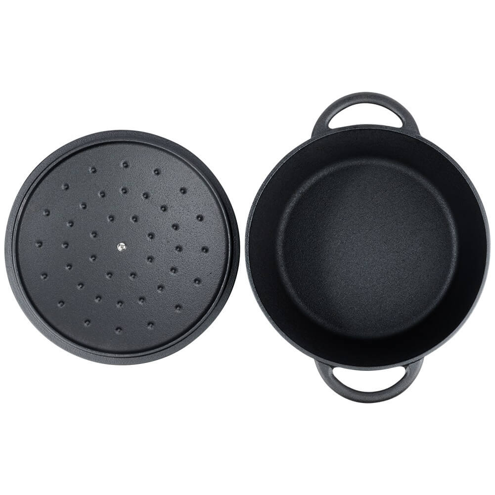 Cratita fonta cu capac 26cm, 5lit Handy KitchenServ