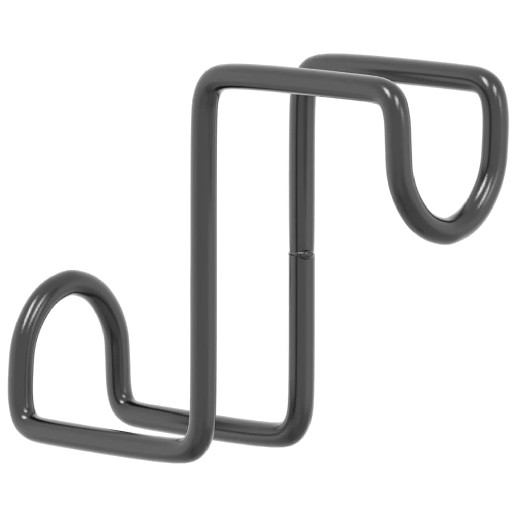 Suporturi pentru căpăstru, 3 buc., negru, oțel GartenMobel Dekor