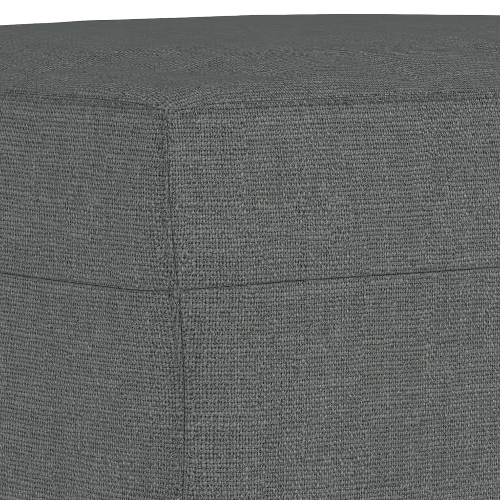 Set de canapele cu perne, 4 piese, gri închis, material textil GartenMobel Dekor