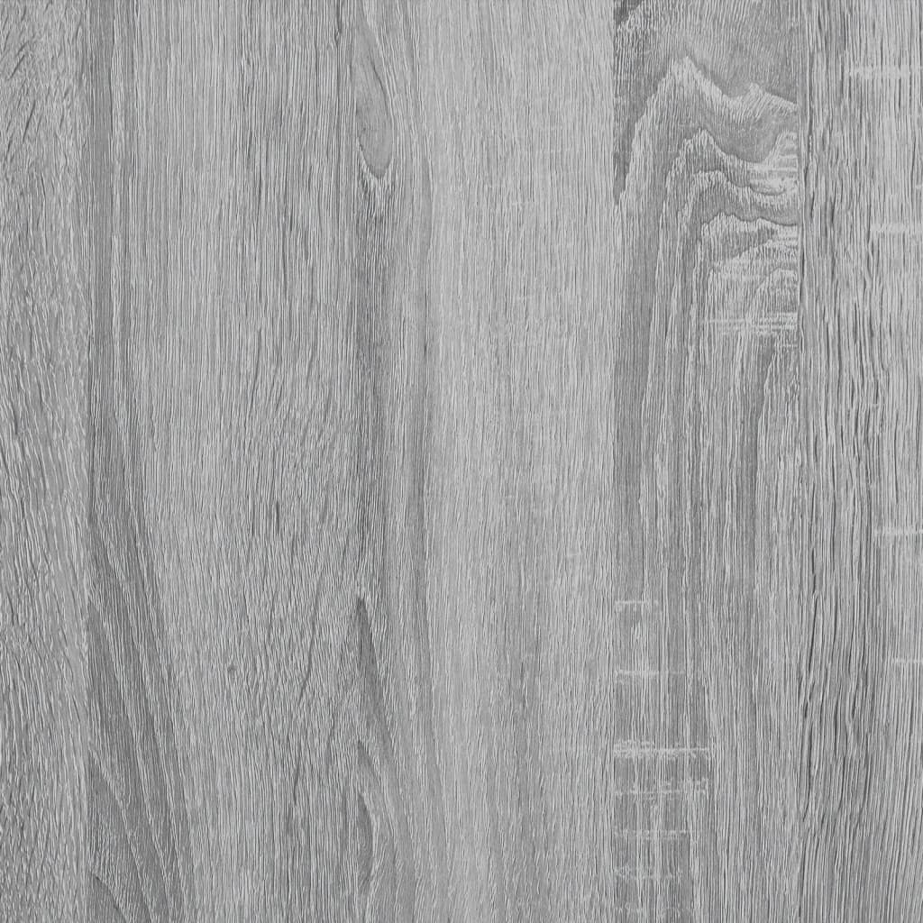 Dulap înalt, gri sonoma, 80x35x180 cm, lemn prelucrat GartenMobel Dekor