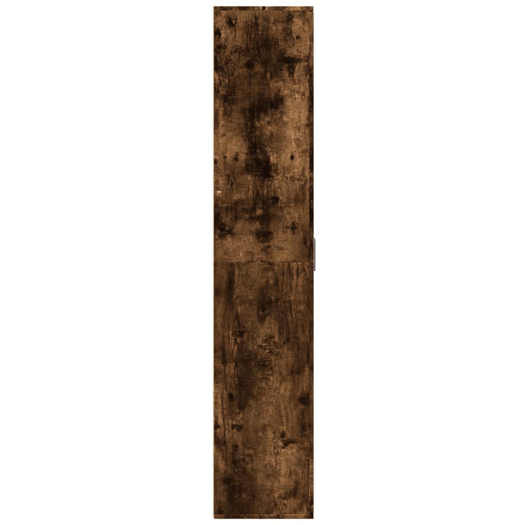 Dulap înalt, stejar fumuriu, 80x35x180 cm, lemn prelucrat GartenMobel Dekor