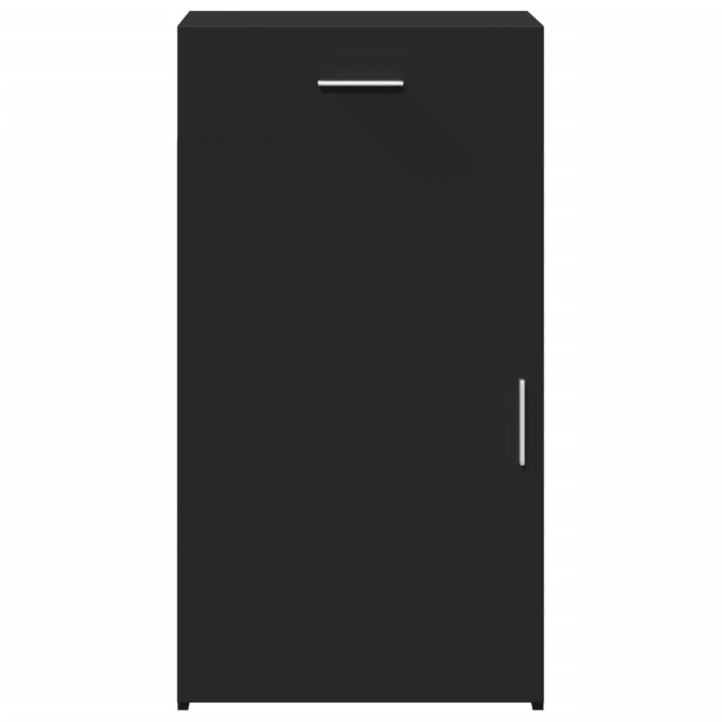 Dulap, negru, 50x42,5x93 cm, lemn prelucrat GartenMobel Dekor
