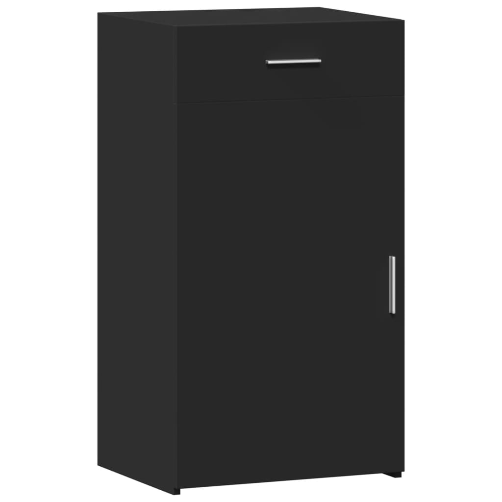 Dulap, negru, 50x42,5x93 cm, lemn prelucrat GartenMobel Dekor