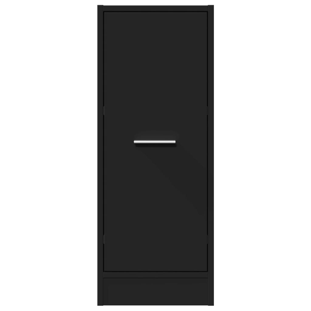 Dulap de farmacie, negru, 30x41x77,5 cm, lemn prelucrat GartenMobel Dekor