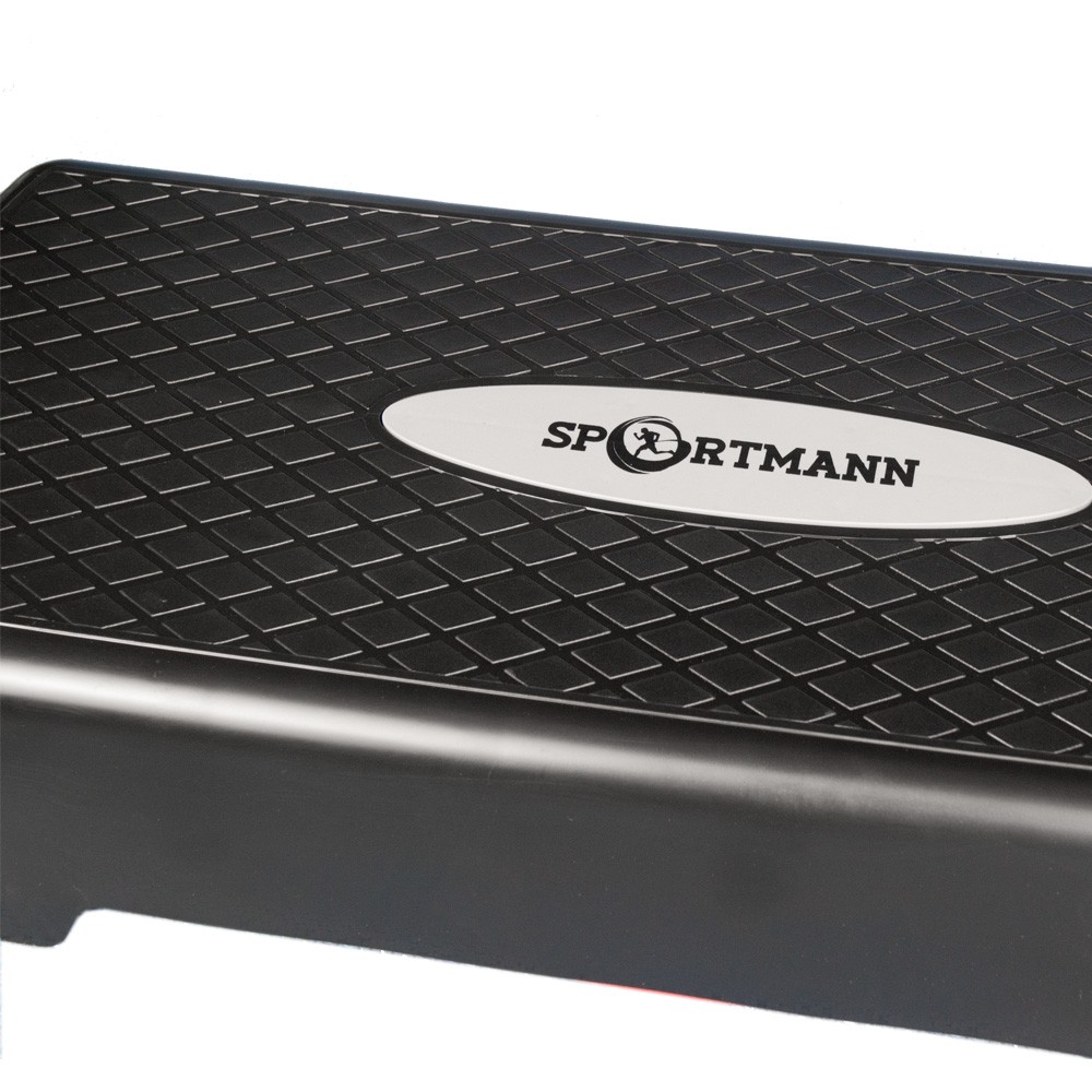 Banca aerobic Step Up Basic Sportmann, Rosu/Negru FitLine Training