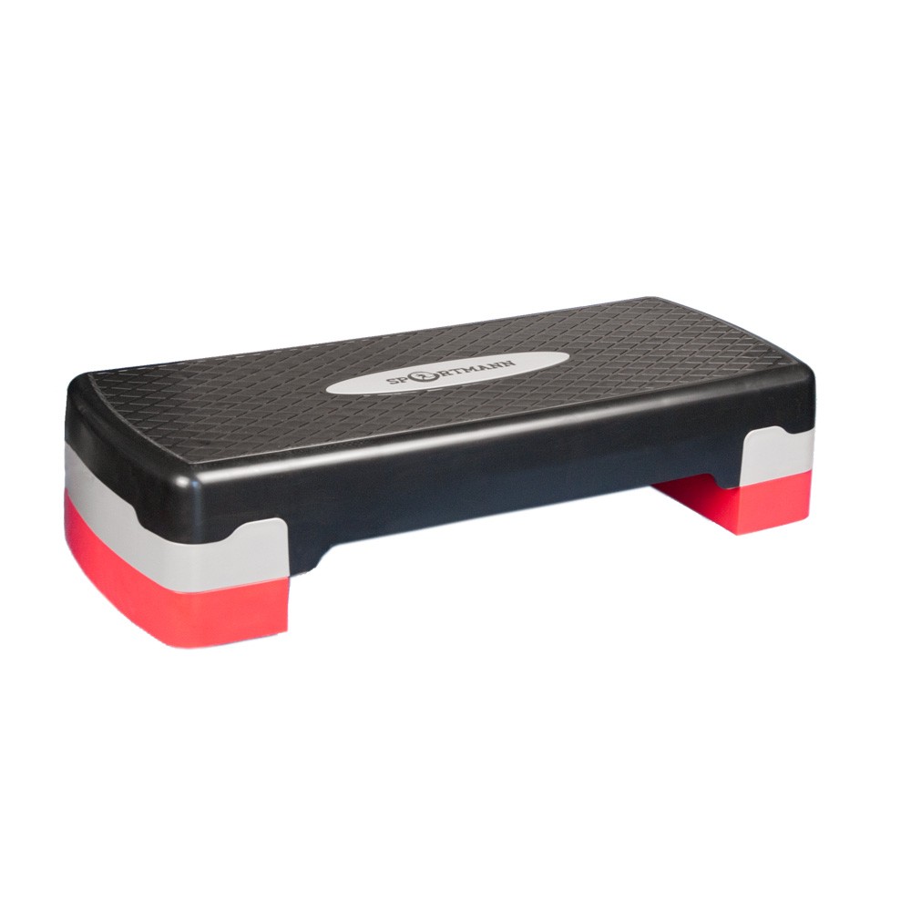 Banca aerobic Step Up Basic Sportmann, Rosu/Negru FitLine Training