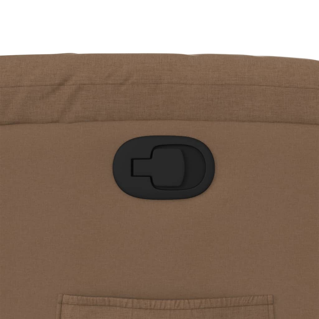 Fotoliu rabatabil cu ridicare pe verticală, maro, textil GartenMobel Dekor