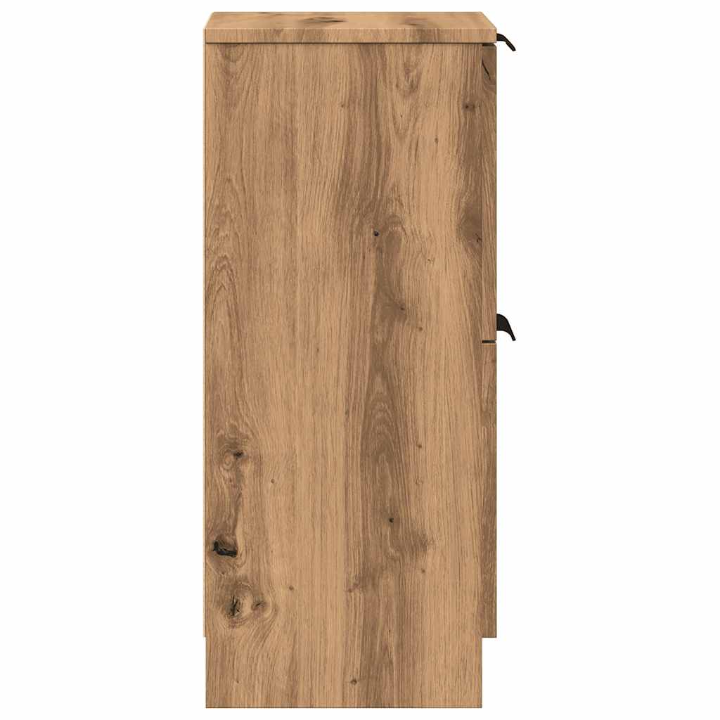Dulap, stejar artizanal, 30x30x70 cm, lemn prelucrat GartenMobel Dekor