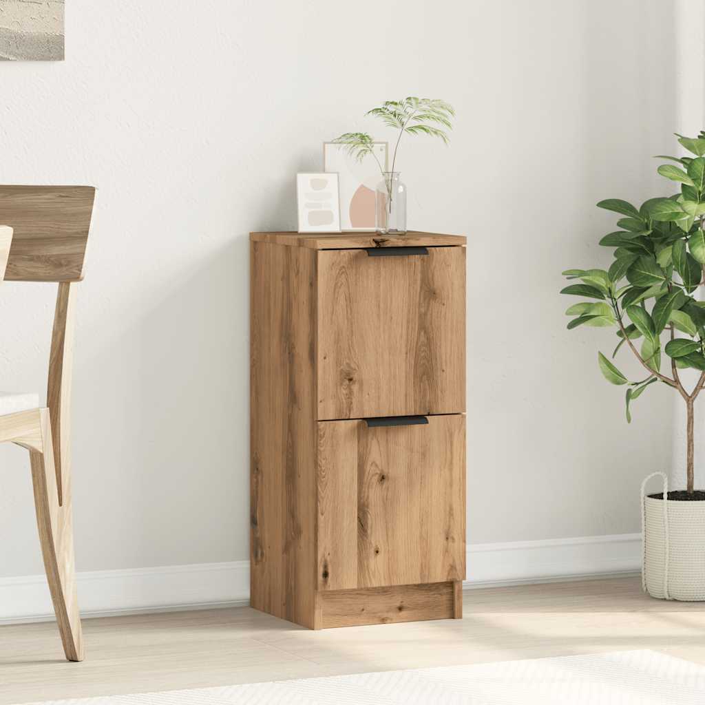 Dulap, stejar artizanal, 30x30x70 cm, lemn prelucrat GartenMobel Dekor