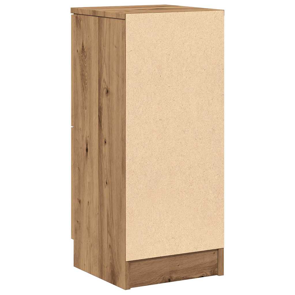 Dulap, stejar artizanal, 30x30x70 cm, lemn prelucrat GartenMobel Dekor